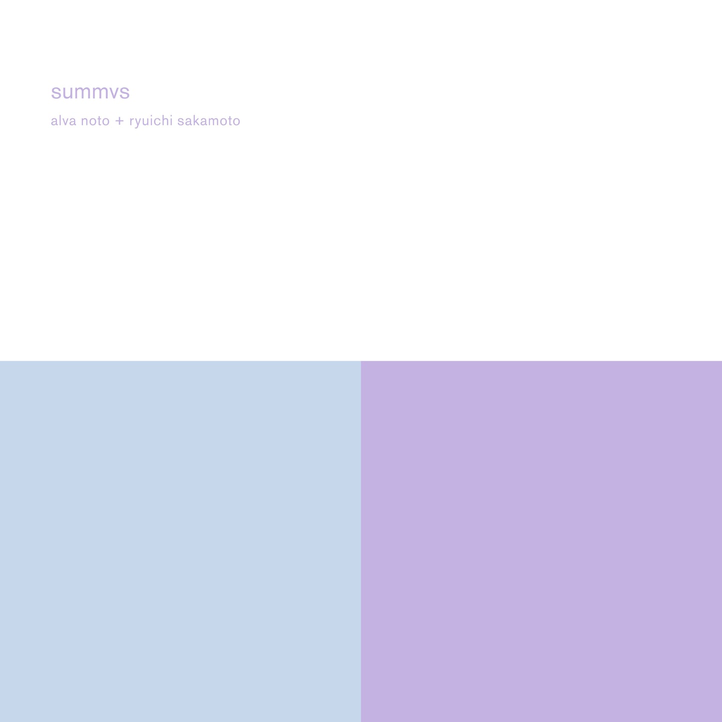 Alva Noto / Ryuichi Sakamoto "Summvs" (Remaster)
