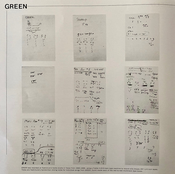 Hiroshi Yoshimura "Green" (Translucent Leaves Vinyl)