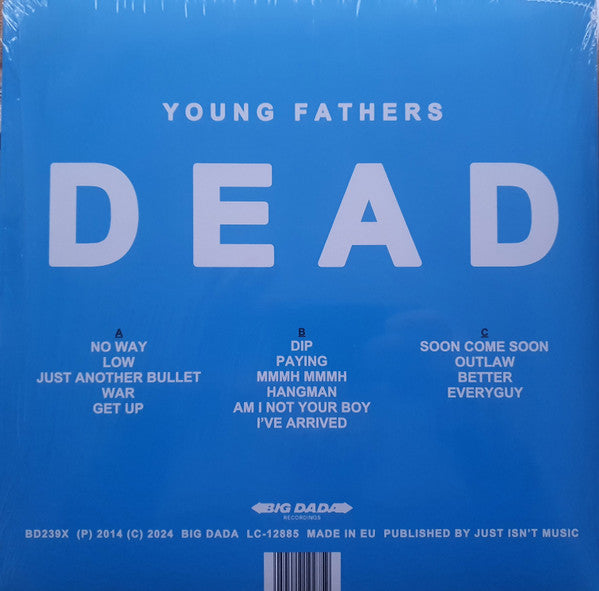 Young Fathers "Dead" (Clear Vinyl)